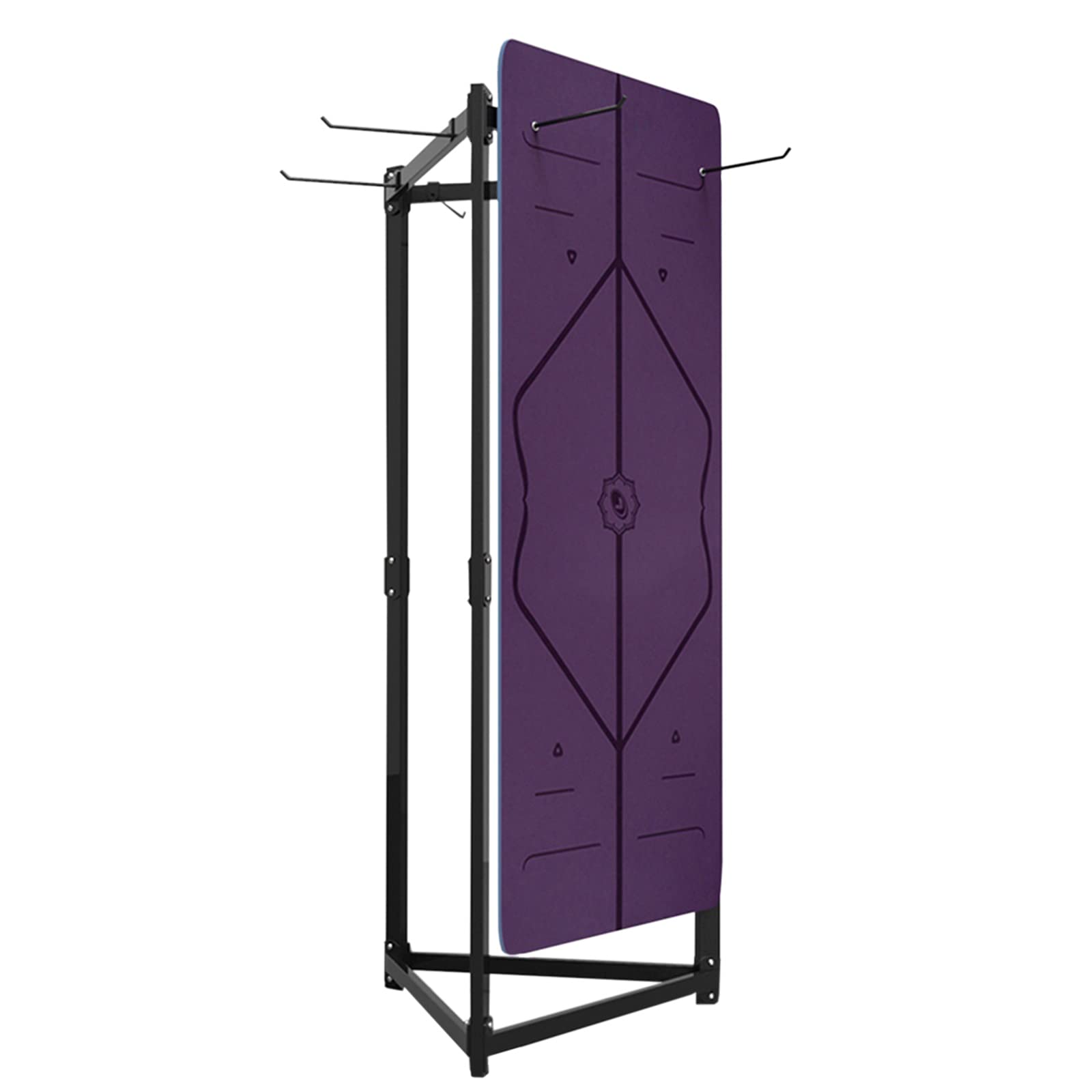 Tapis de yoga étagère de rangement murale pour studio de fitness et coin sport maison