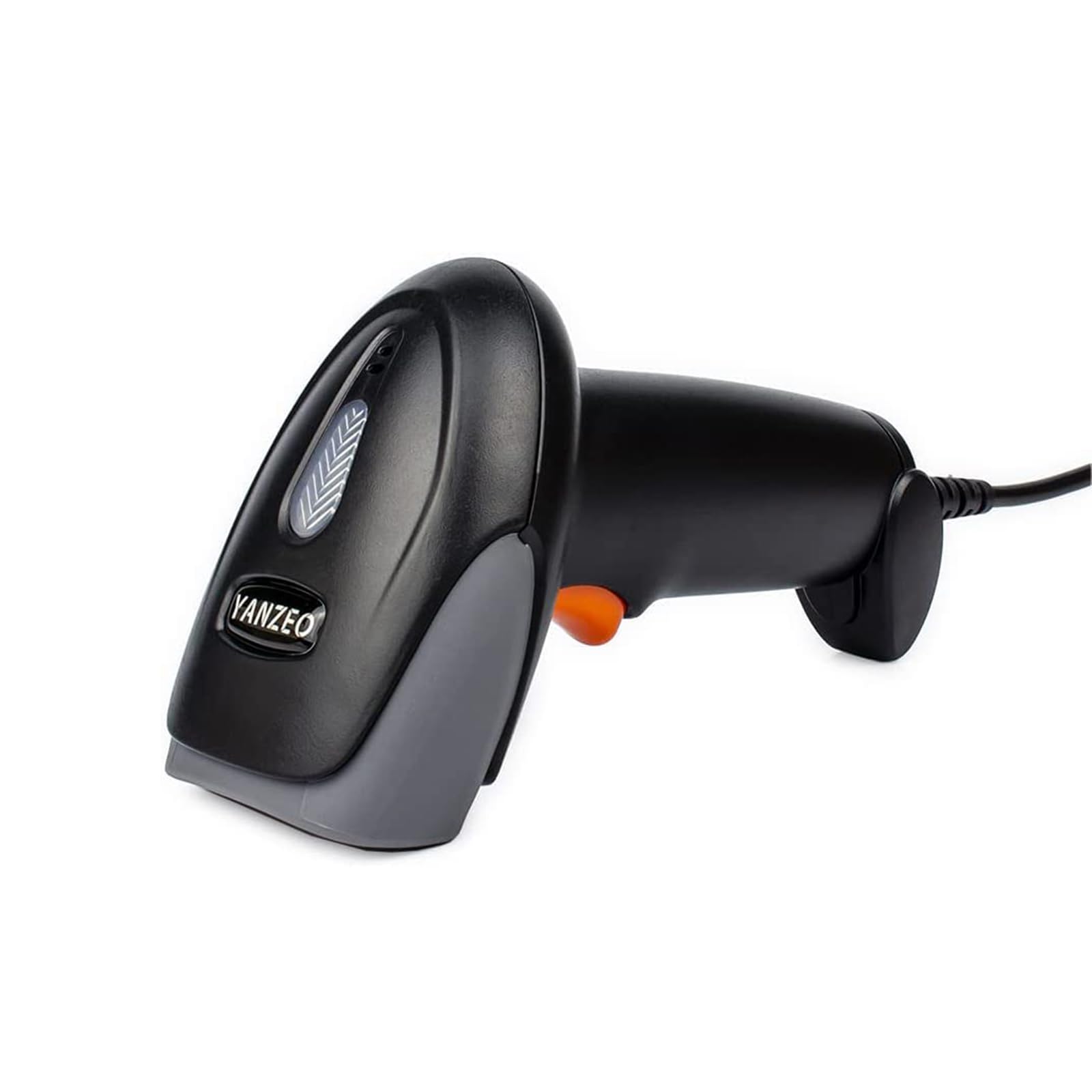 Yanzeo Escáner de códigos de barras USB, Escáner de códigos de barras CCD para computadora - Conexión y uso rápido y preciso, para libros, oficina, almacén, tienda (L1100 CCD)