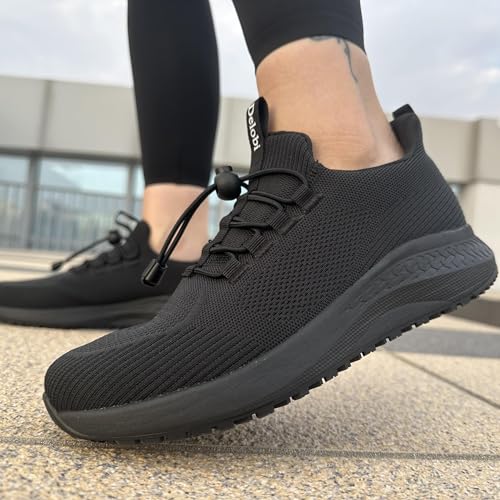 Image of Women's Non Slip Work Shoes Slip Resistant Waterproof Chef Shoe for Restaurant Kitchen Food Service Nursing Hospital Staff Lightweight Walking Sneakers with Slip-On Design