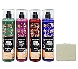 Bath & Body Works Emily In Paris Collection 4 Fine Fragrance Mist Gift Set with a Natural Oats Bar Soap - Full Size.
