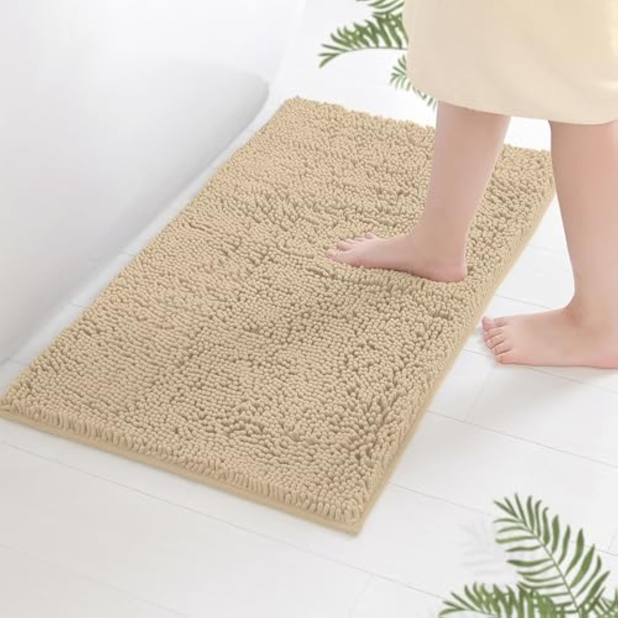 Extra-Soft Plush Bath Shower Bathroom Rug