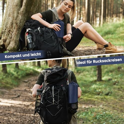 HAUSPROFI Isomatte Camping, Ultraleicht Camping Luftmatratze mit Fußpumpe & Kissen, Aufblasbare Matratze Kompakte und Leichte… – Ansicht 6