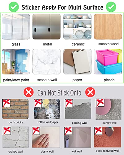 Vinilos decorativos de pared con animales marinos 93 piezas miniatura 7