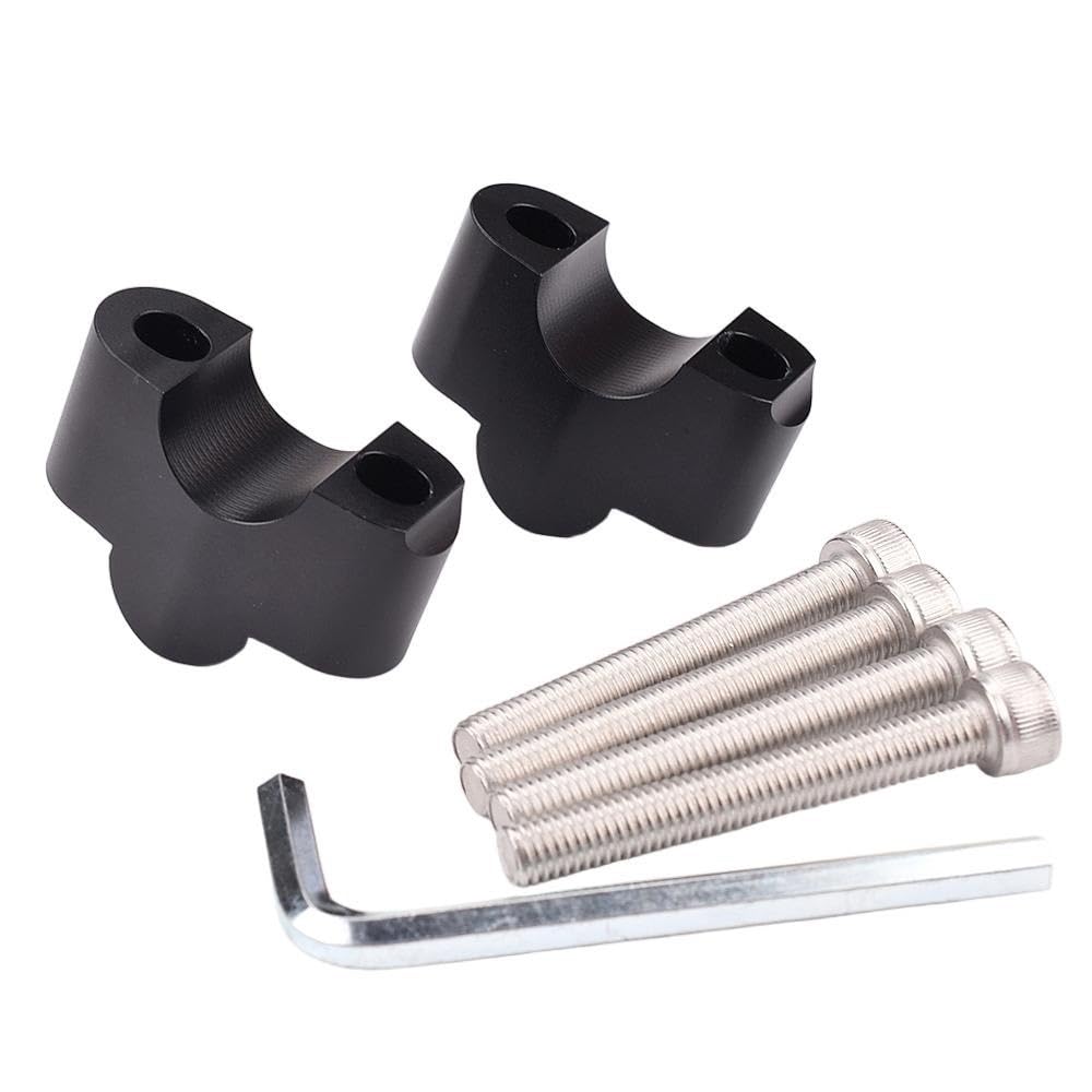 Adaptateur Guidon Tracer9 GT 2021 Pontet Rehausse Moto Noir