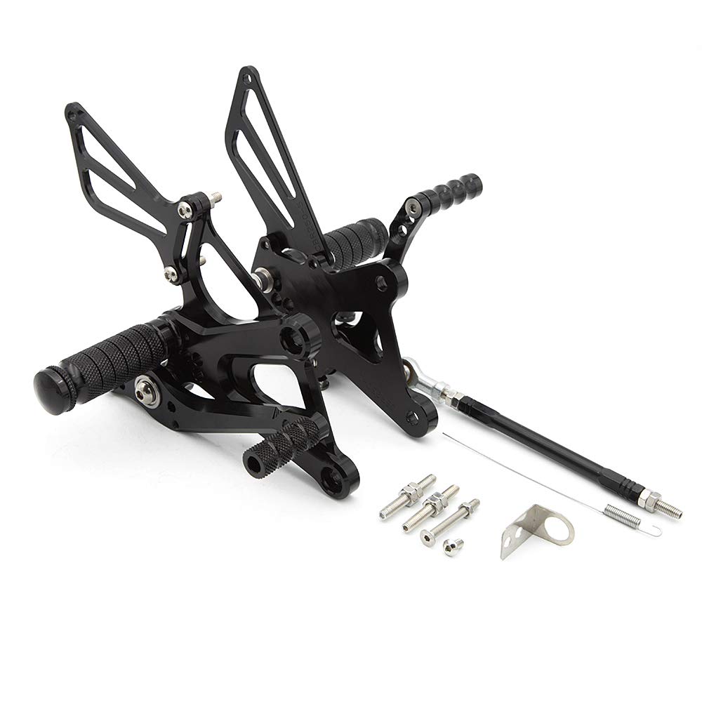 Amazon.com: FXCNC CNC Billet Motorcycle Rearset Foot Pegs Rear Set