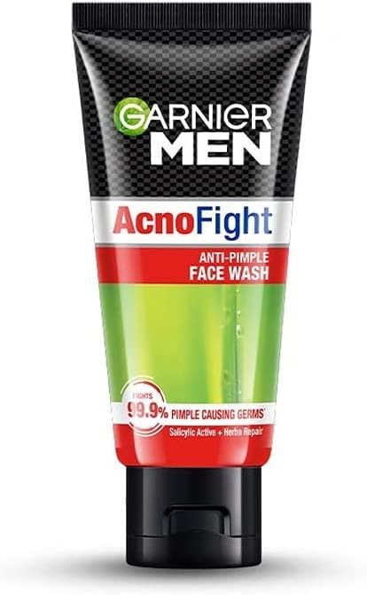 Garnier Men Acno Fight Anti-Pimple Facewash, 50gm