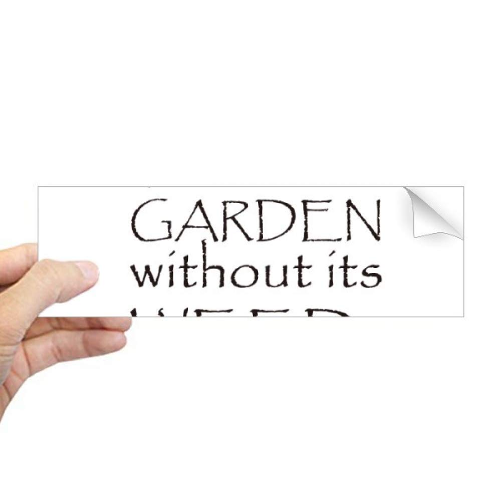 Sticker rectangulaire pour fenêtre autocollant citation anglaise déco vitre