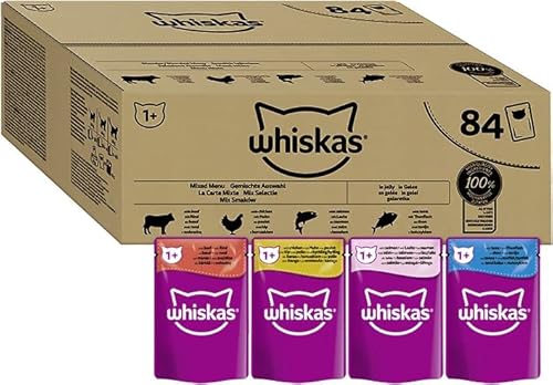  Repas pour Chat - 84 Sachets Fraîcheur de 85g ...