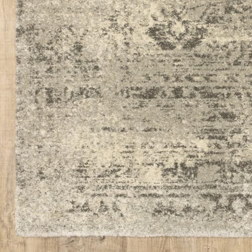 8 x 11 ft. Oriental Power Loom Stain Resistant Area Rug Multi Color
