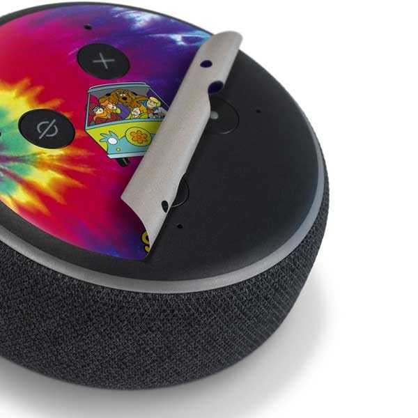 Skinit Decal Audio Skin Compatible with Amazon Echo Dot 3 - Officially Licensed Scooby Doo Scooby-Doo Tie Dye Design