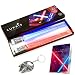 Lightsaber Light up LED Chopsticks Multi function for Star Wars Theme Party Fun Gift Set [2 PAIR - RED AND BLUE SET]