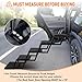 Dog Stairs for Car - Foldable Dog Ramps for Large Dogs with Non Slip Surface, Portable Dog Steps for Cars and SUV, Truck, Support Up to 200 Lbs