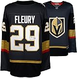 Marc-Andre Fleury Vegas Golden Knights Autographed Black Fanatics Breakaway Jersey - Autographed NHL...