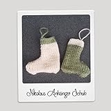 nikolausstiefel clipart  Strickanleitung Nikolausstiefel klein zum aufhängen: Auch für Anfänger geeignet