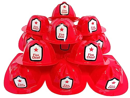 Dondor Children's Fireman Helmet (12 Piece Pack)