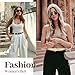 3 Pack Women's Belts for Jeans Dresses Fashion Ladies Skinny Leather Belt with Gold Buckle(Black+Brown+Beige)