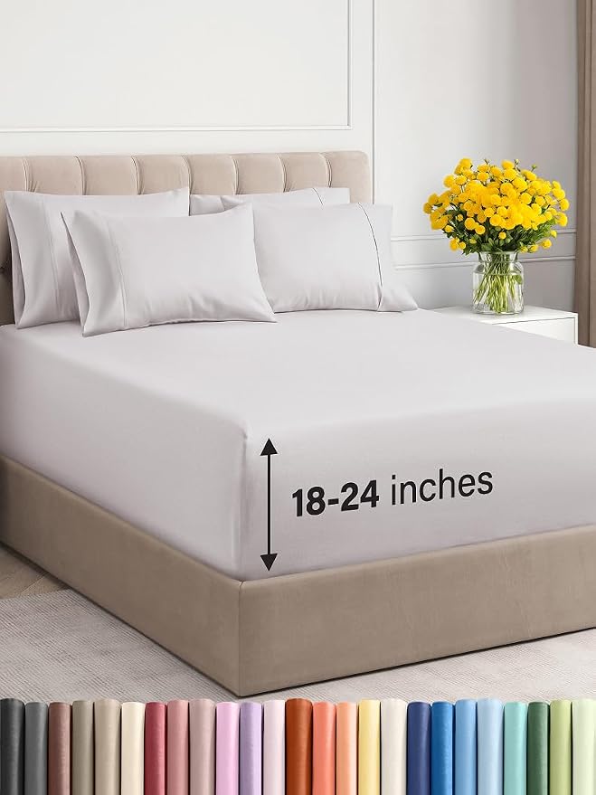 Extra Deep Queen Sheet Set