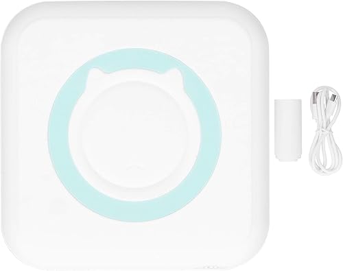 Miniatura 7 de eboxer-1 Mini impresora térmica portátil, impresora inalámbrica de papel de recibo, con cable de papel, para Android, para iOS, para Windows, para