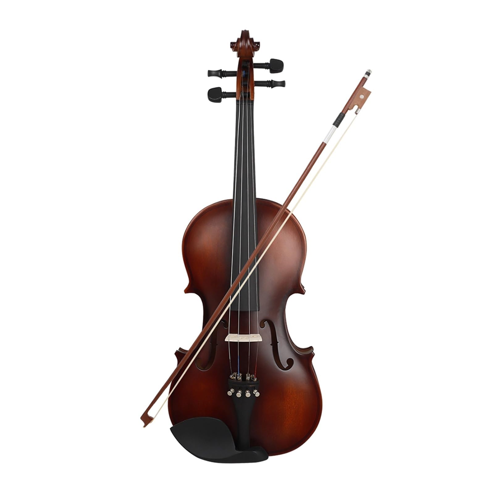 Violini Violino Professionale 4/4 Violino Acustico in Legno Massello Opaco Violino in Tiglio con Custodia Strumento Musicale per Principianti