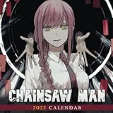  Chainsaw Man Calendar 2022: Anime-Manga calendar 2022 12 months 2022/Bonus 4 months 2023 Kalendar Calendario Calendrier