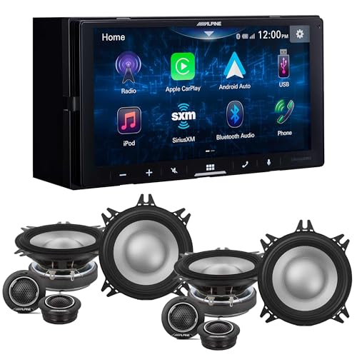 Reproductor Alpine ILX-W670 con pantalla táctil 7'' y parlantes miniatura 1
