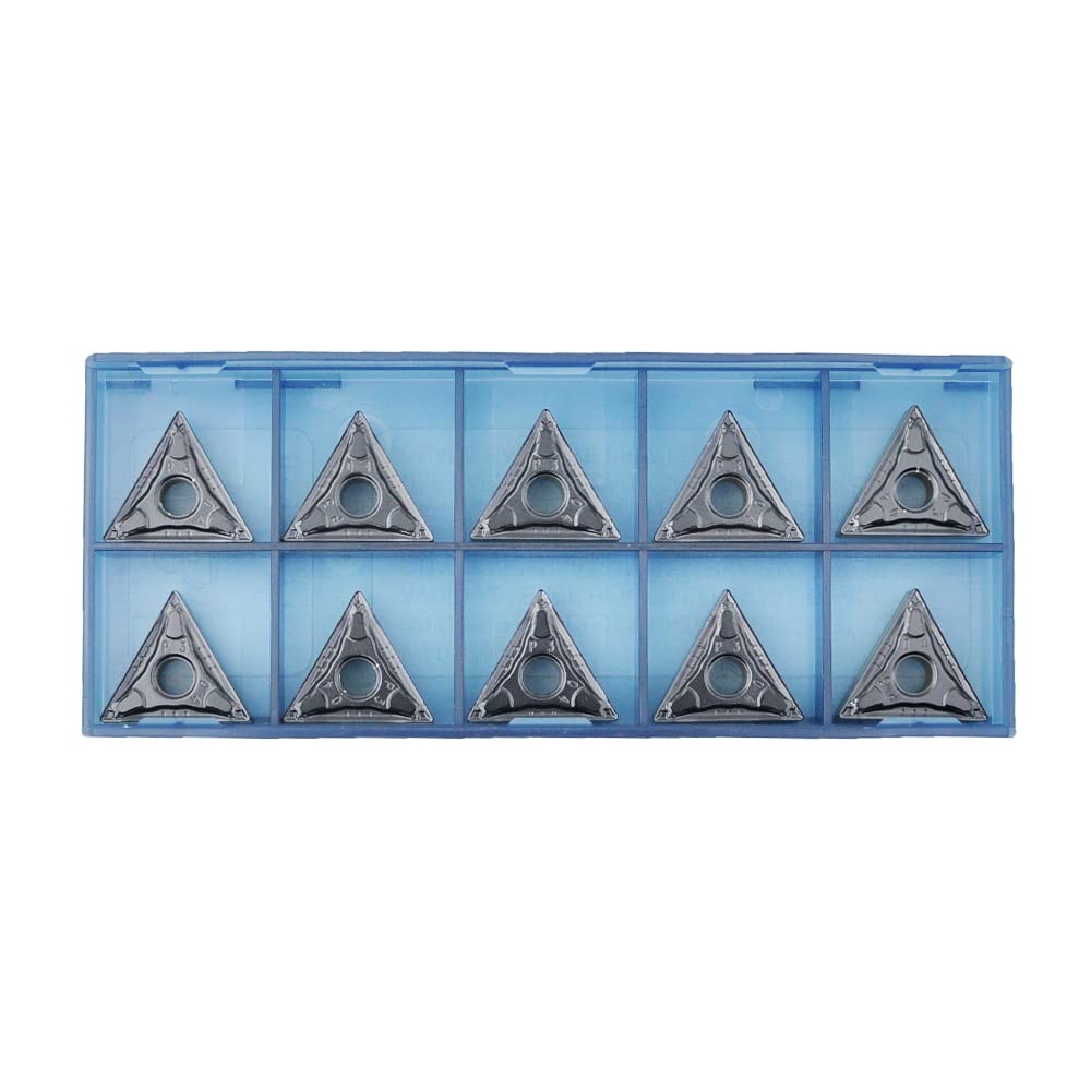 10 Stück TNMG160404 R-VF Hartmetall-Wendeplatten Für Drehbänke – Ideal Für Edelstahlbearbeitung