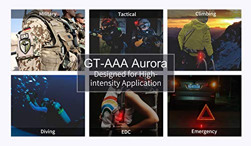 Red Green Blue Signal Light Scuba Safety Diving Light Red Green Blue Multi Light Signal Light With Aaa Battery Ipx8 Waterproof #TOP1