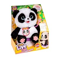 Adorable Interactive Panda: Meet ChuChu, your plush panda baby toy that acts like a real pet! With 50+ realistic sounds and reactions, ChuChu giggles, babbles, and responds to care, becoming your child’s favorite interactive bear companion Soft, Cudd...
