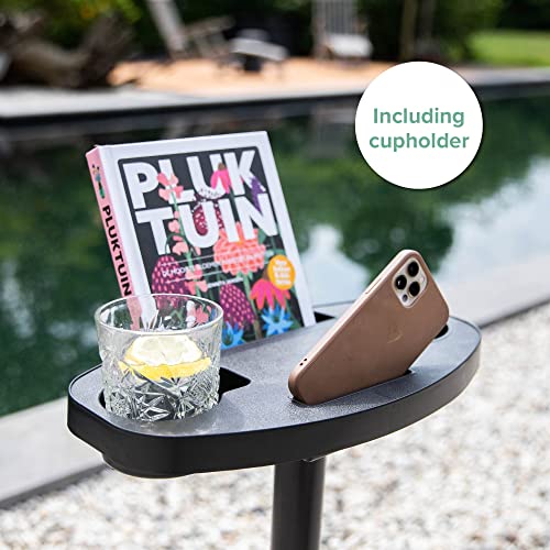 Vita5 Soporte para Hamaca con Soporte Lateral, hamacas de jardín para 2 Personas, Mesa Auxiliar y Almohada Desmontable, Capacidad de 200 kg, Hamaca Interior y Exterior para Patio, Piscina o Patio - imagen 11