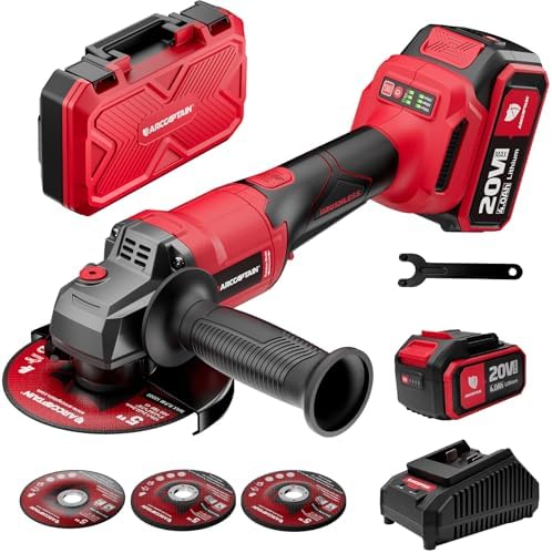 ARCCAPTAIN Angle Grinder Kit, 4-1/2 to 5