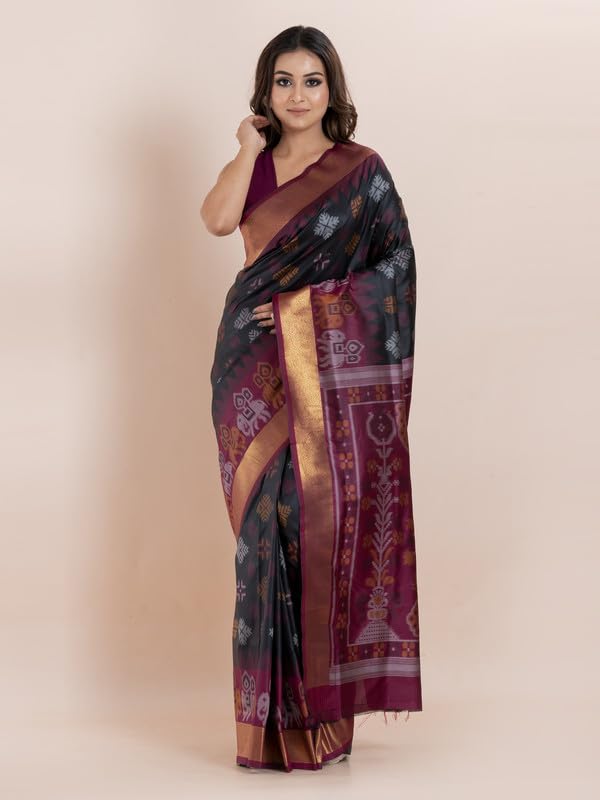 KK KAVVYA CRSK black light weight silk saree – image 2