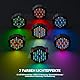 Rtktoup 4PCS 36 LED Parlicht, RGB Par Strahler Led Par Scheinwerfer Discolicht mit Fernbedienung, Partylicht mit Klangaktivierter Steuerung, für Bar Hochzeiten Geburtstagsfeiern Halloween Weihnachten