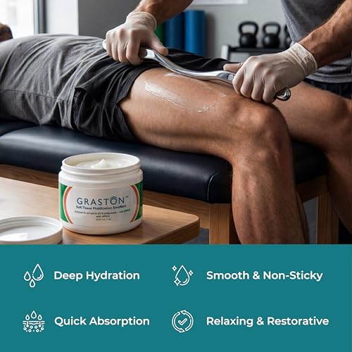 Image of Graston Technique Arnica Emollient Massage Lotion, 4oz, IASTM, 6-Pack | Pro-grade therapy cream, relief and recovery support, soft tissue mobilization