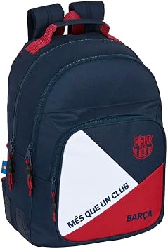 Double Backpack Adapt.CARRO F.C.Barcelona Corporate, Blue White/Garnet, Talla unica