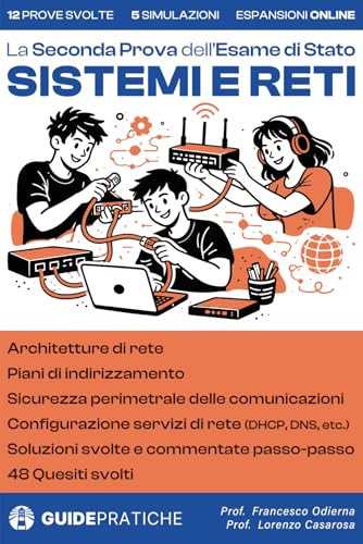 Manuale di Sistemi e Reti per la Seconda Prova dell’Esame di Stato ITI Informatica: Prove svolte, architetture di rete, configurazioni Cisco, simulazioni e strategie per affrontare la prova con metodo
