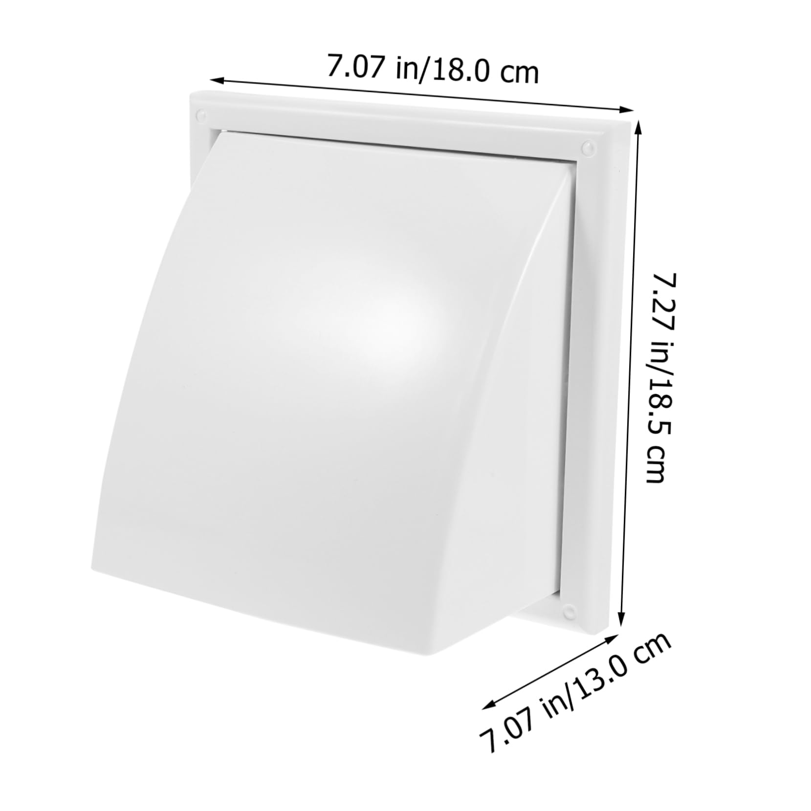 ARTIBETTER 2stücke Exhaust Vent Cover Für Wandmontage Quadratisches Design Lüftungsgitter Leicht Zu Installieren Geeignet Für Klimaanlagen Sorgt Für Luftzirkulation Und Strom