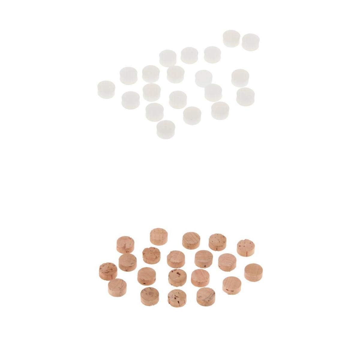 TRENDYNEST® 40 Pieces Spit Valve Cork Water Key Replacement Accessory Part Cornet Corks | Musical Instruments & Gear | Brass | Cornets