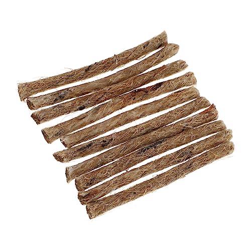 Homoyoyo 20 Piezas De Cuerdas De Hojalata Natural para Supervivencia - Incluye Pedernal y Acero - Ideal para Mochileros Senderismo Camping Caza y Pesca