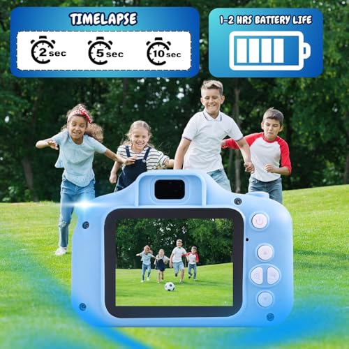 Image of BuyLuxe Mini Camera for Boys & Girls | HD Digital Kids Camera with Video Recording, Photo Capture, Rechargeable Battery | Lightweight & Portable Toy Camera for Kids