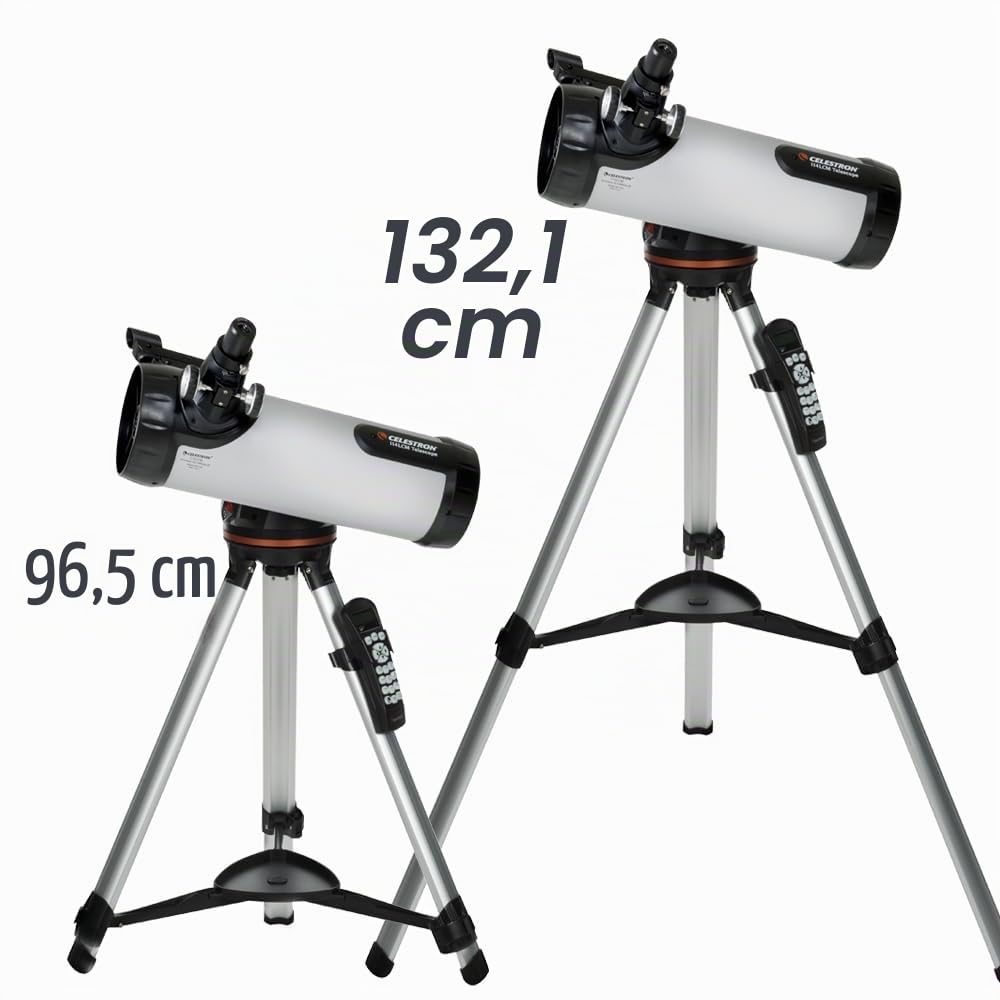Celestron 31150 LCM 114 Series Télescope réflecteur de Newton informatisé, argenté