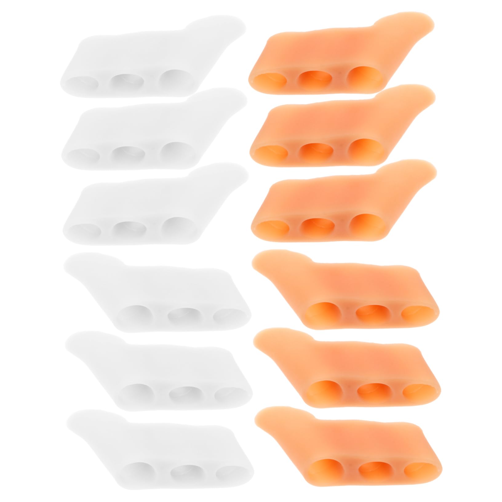 Gogogmee Separator for Overlapping 12pcs Silicone Adjuster Stretcher Wearable for Night Yoga Tv
