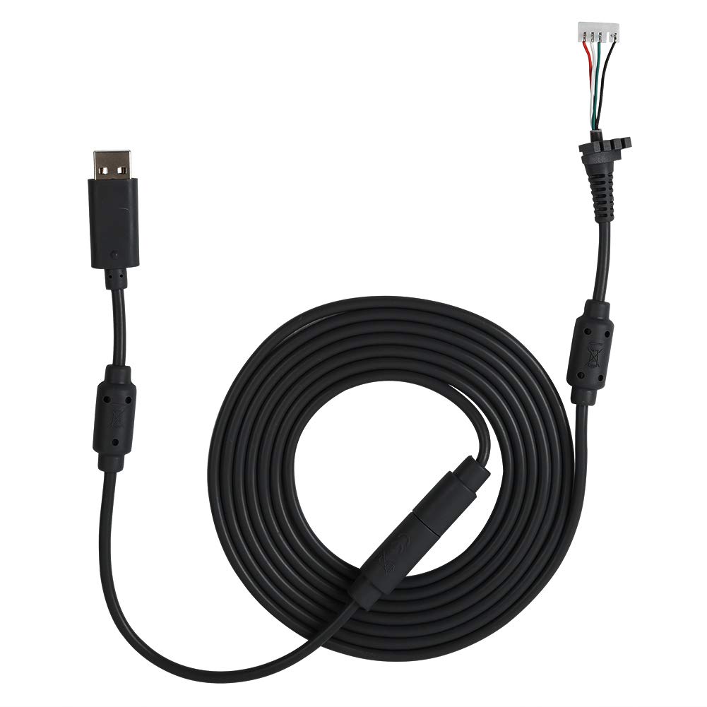 8.2FT USB 5Pin Gamepad Cable Replacement Wire with Breakaway Adapter