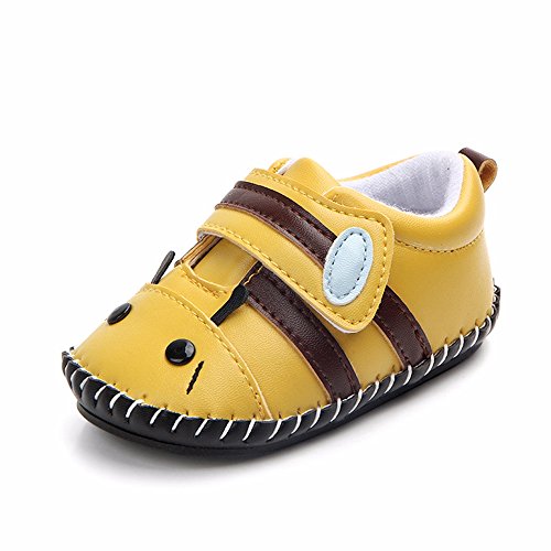 Image of LIDIANO Infant/Toddler Baby Non Slip Rubber Soft Sole Cartoon Walking Slip on Shoes Home/Outdoors