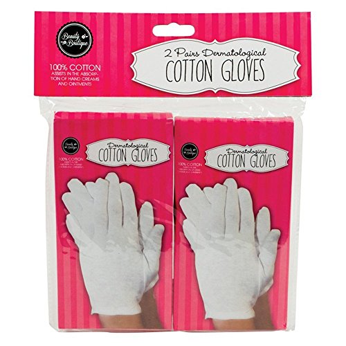 lovebeauty 100% Cotton Dermatological Gloves, Size S, For Dry Skin