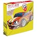 Produktbild DIAMOND DOTZ DBX.076 - Original 5D Diamond Painting Set DOTZ BOX Sportauto Hot Rod, Kreativset mit 1819 Diamant Mosaiksteinen, Malset ca. 22 x 22 cm, DIY Komplettset für Kinder ab 8 Jahren, Gelb / Rot