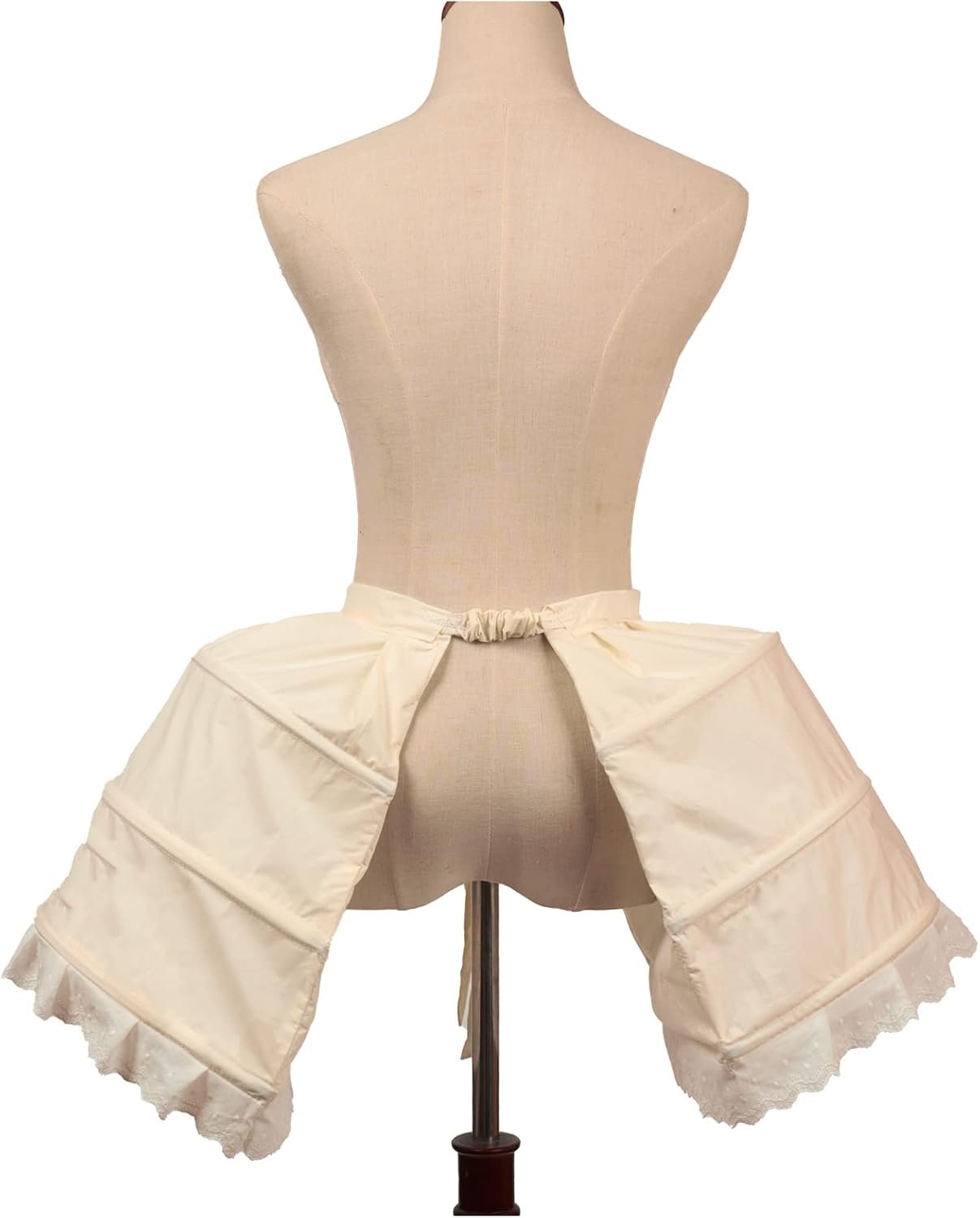 MAYSONG Victorian Rococo Dress Crinoline Hoop Bustle Cage Pannier