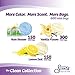 Color Scents Medium Trash Bags - 8 Gallon, 600 Total Bags (12 Packs of 50 Count), Twist Tie - Multi-color Bags in Clean Collection Scent