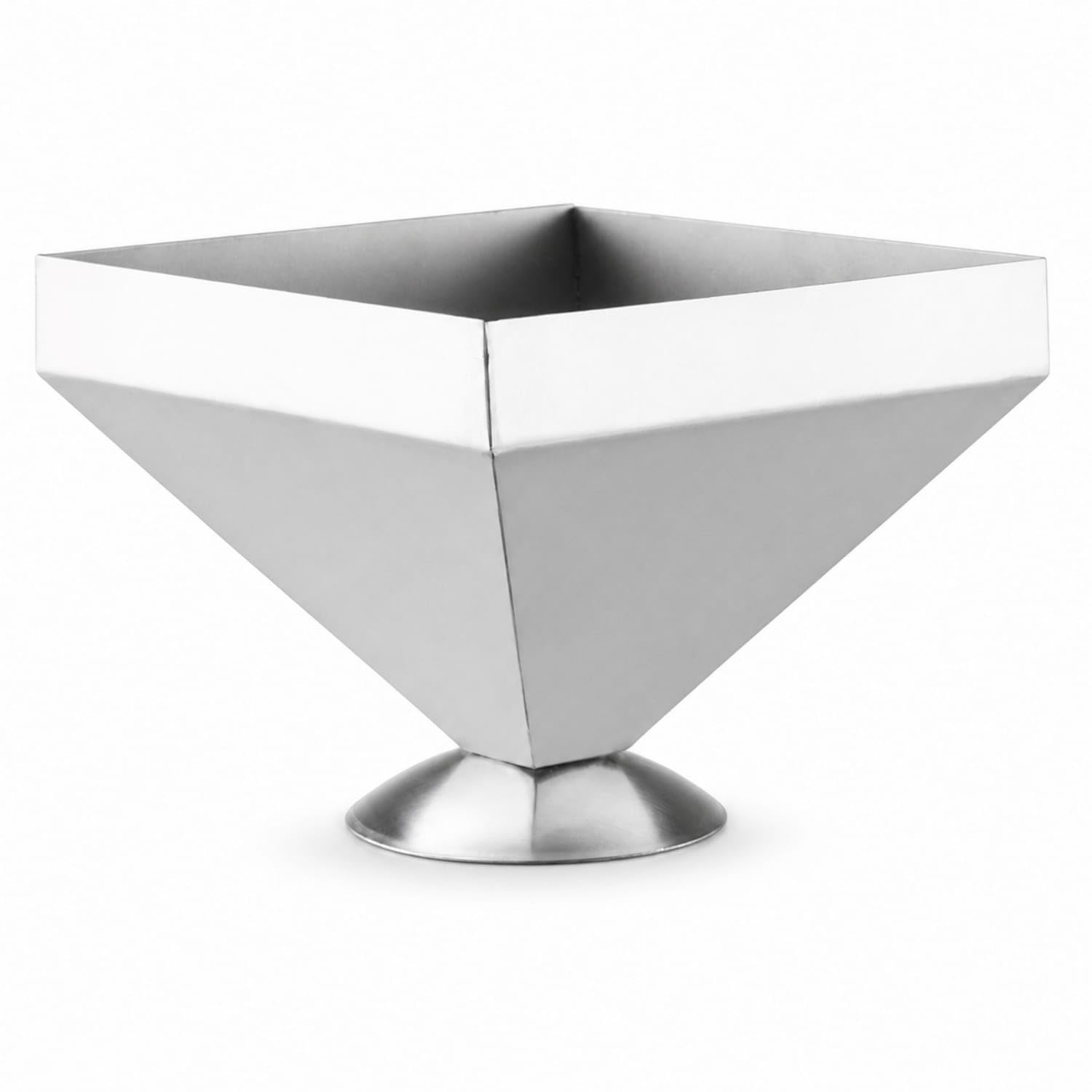 Brushed Stainless Steel Pyramid Mold Metal Pyramid Food Mold Compact Cooking Shaper Reusable for Chefs, Home Cooks, Plating, Catering, Buffet, Square Pagoda - B-image-14