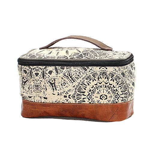 Image of Flower Design Travel Toiletry Bag
