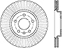 Centric (121.62132) C-Tek Brake Rotor